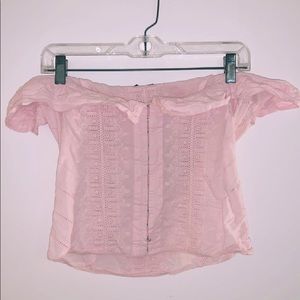 pink corset top